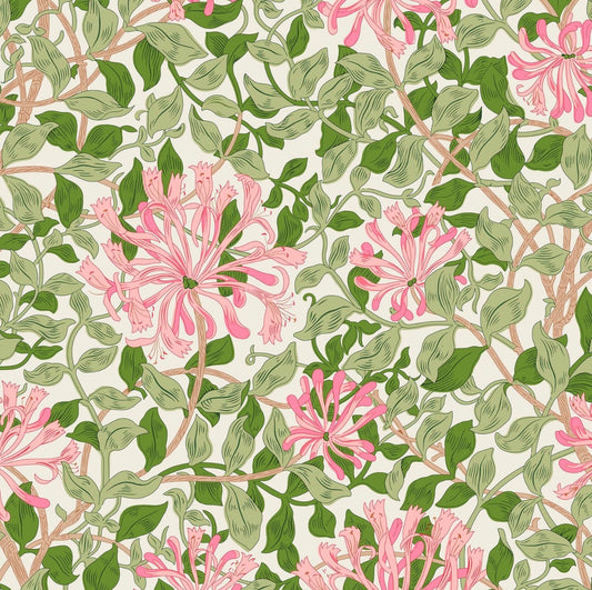 William Morris’ Craft garden trailing honeysuckle By Liberty