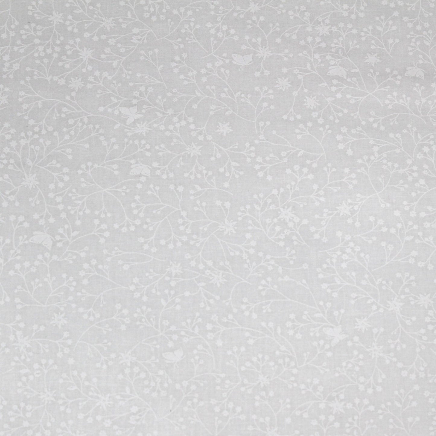 John Louden 108" Extra Wide Cotton Backing Fabric - Elegant Butterfly Design