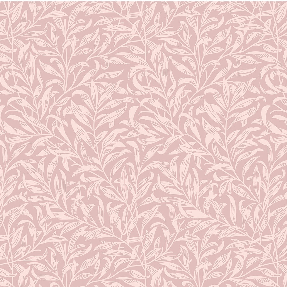 V&A, Willow Bough Blush by William Morris 108” wide