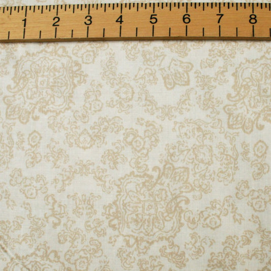 Ebor 108" Wide Beige Backing Fabric - Perfect for Quilting Projects