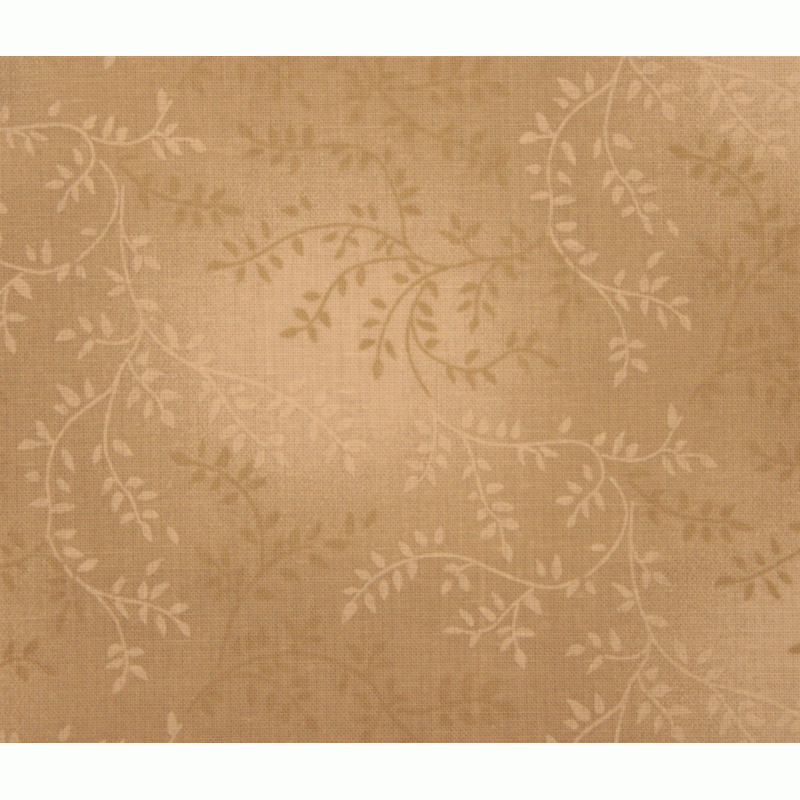 Nutex 108" Extra Wide Leaf Pattern Backing Fabric - Beige