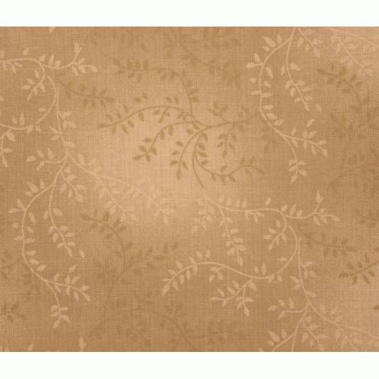 Nutex 108" Extra Wide Leaf Pattern Backing Fabric - Beige