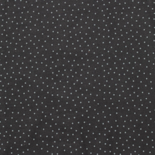 Nutex black and grey dotty 108" wide
