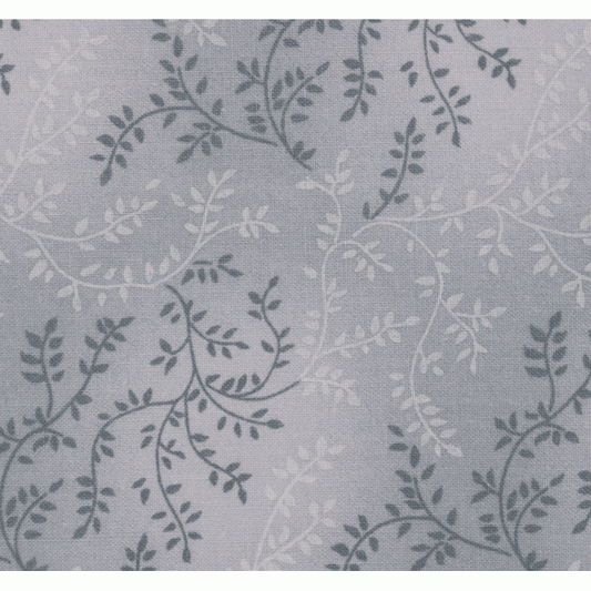 Dewhurst 108" Extra Wide Backing Fabric - Elegant Leaf Design