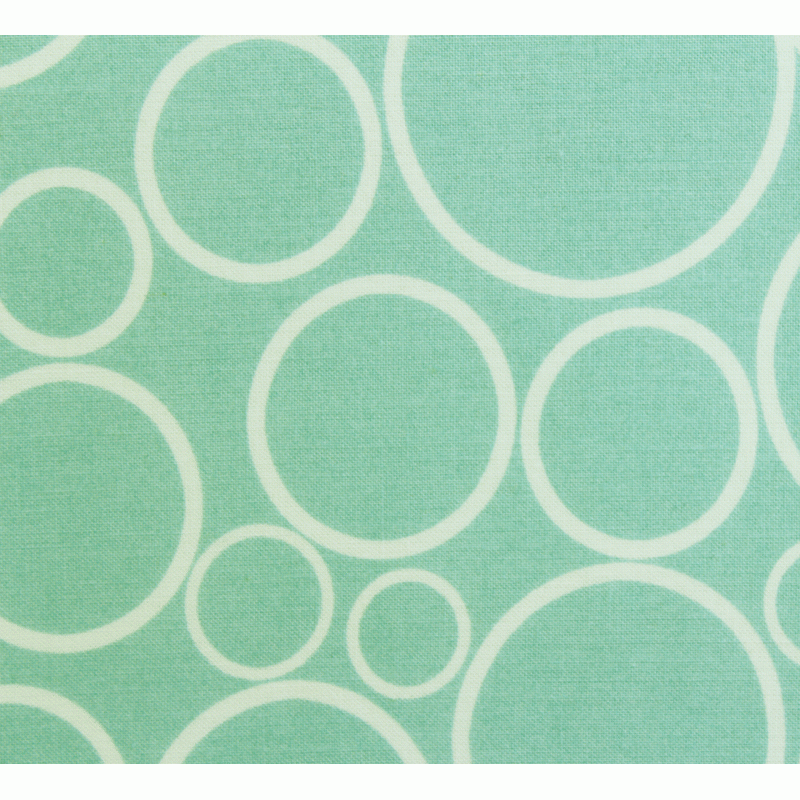 108" Anbo Extra Wide Backing Fabric - Fun Blue Circles