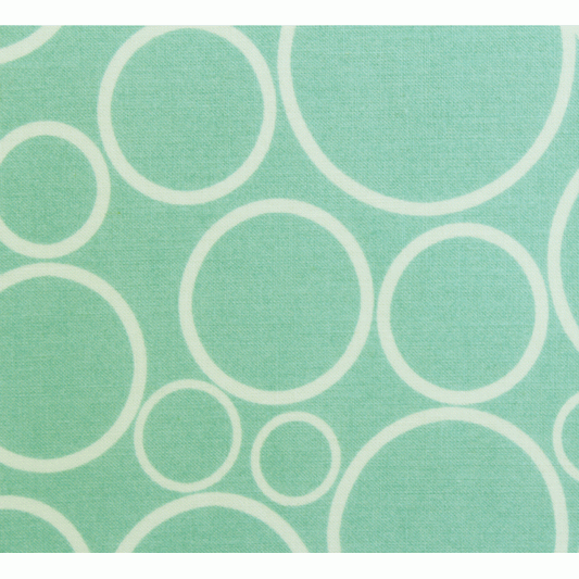 108" Anbo Extra Wide Backing Fabric - Fun Blue Circles