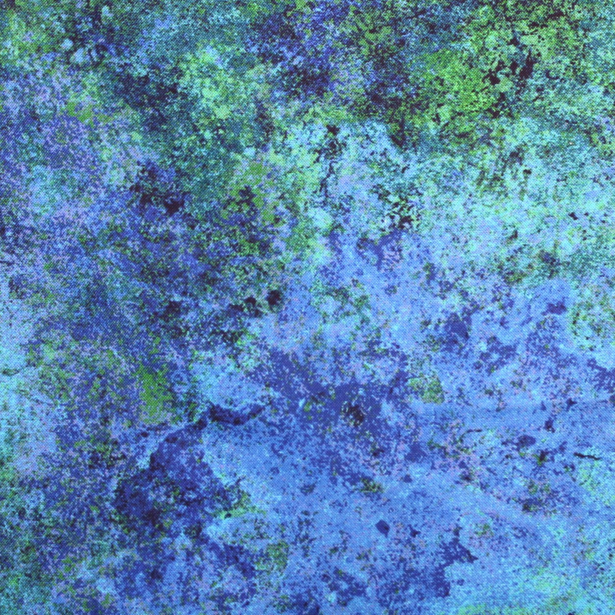 Stoff Stonehenge, Blue Lagoon. 108”wide