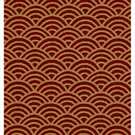 Nutex 108" Extra Wide Backing Fabric - Brown Arch Design