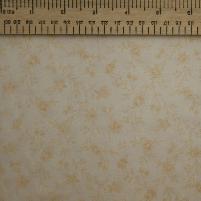 Moda Lario Three Sisters 108" Backing Fabric - Cream Floral Design