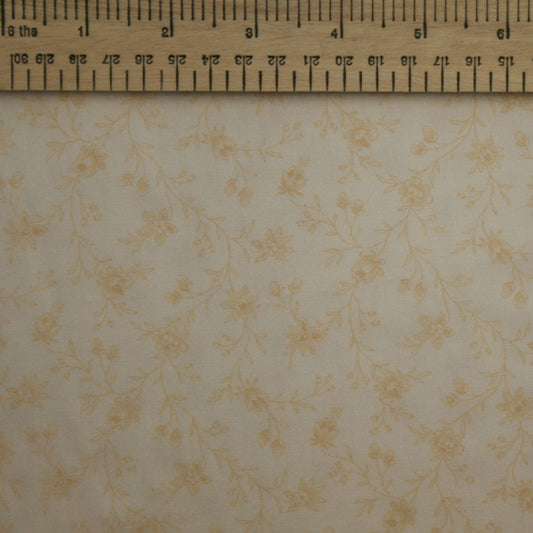 Moda Lario Three Sisters 108" Backing Fabric - Cream Floral Design