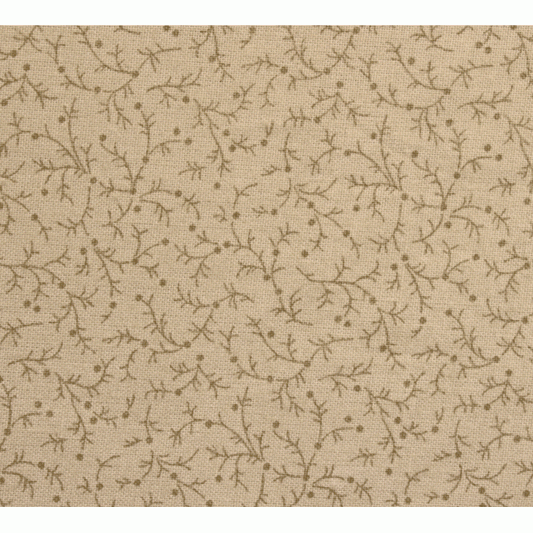 Stoff 108" Emma Extra Wide Backing Fabric - Cream with Berry Sprigs