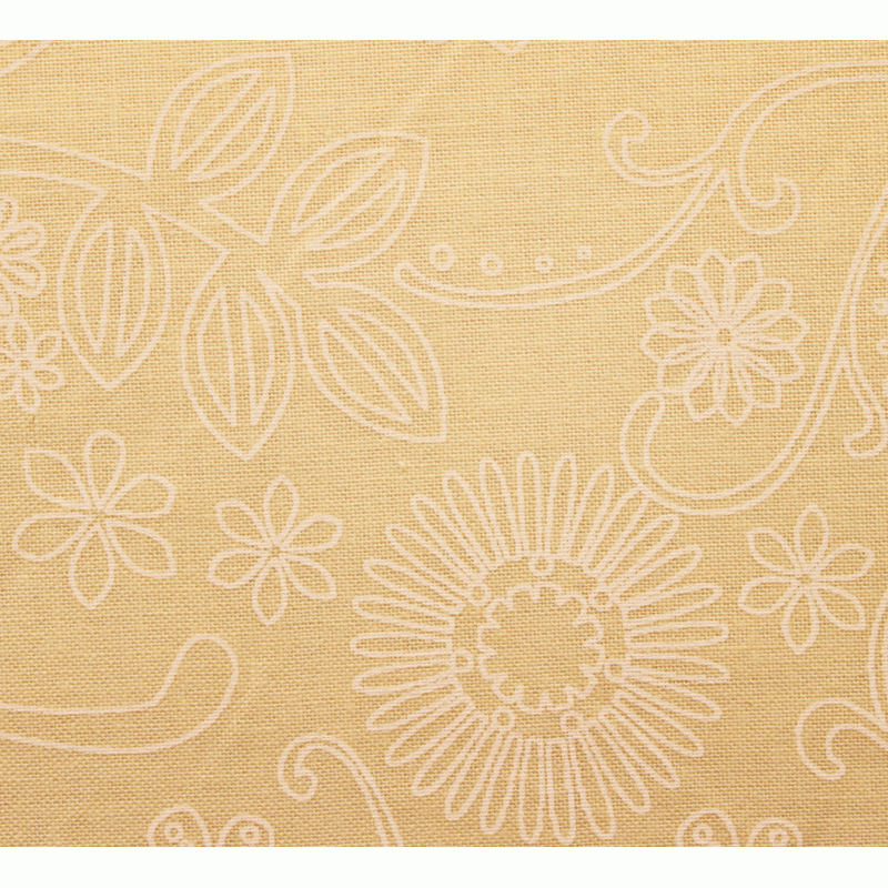 Extra Wide Quilting Backing Fabric - 108" Retro Flower Design