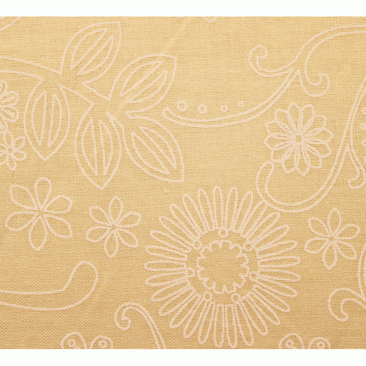 Extra Wide Quilting Backing Fabric - 108" Retro Flower Design