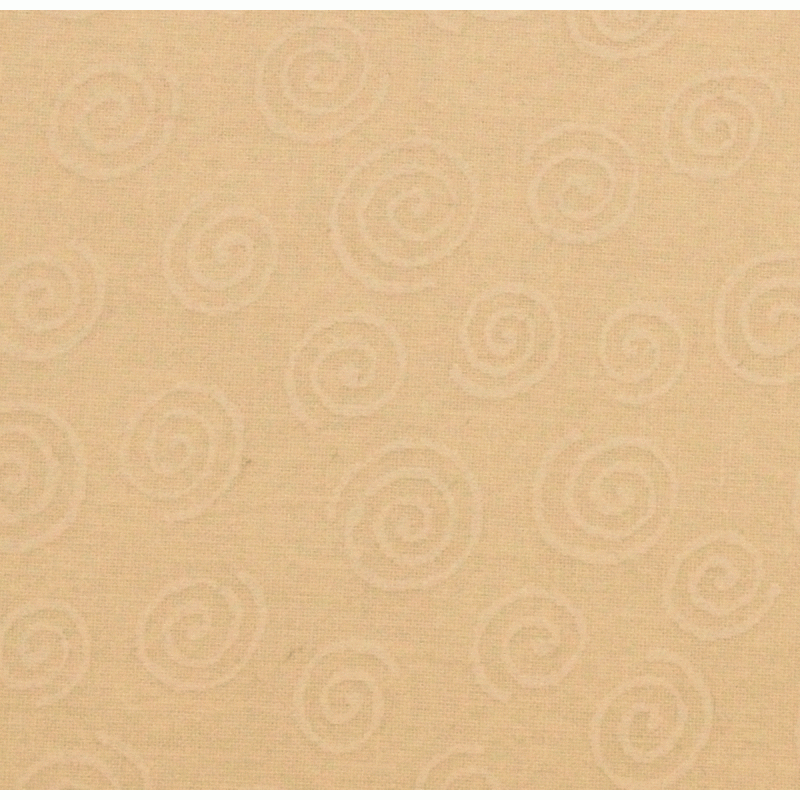 Nutex Extra Wide Backing Fabric - Cream Swirls and Spirals