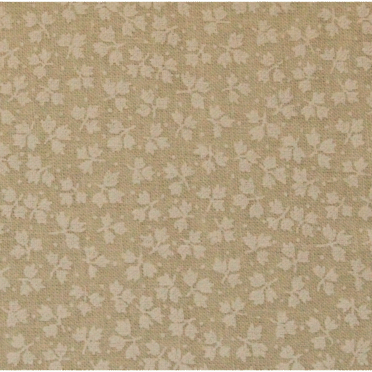 Extra Wide Cream Floral Backing Fabric for Quilting - 108"