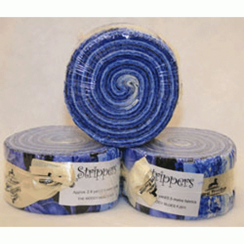 The Moody Blues - 2.5" Wide Strippers by Dragonfly Quilting