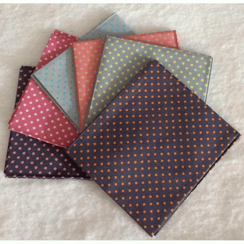 Multicoloured Fat Quarter Pack - 100% Cotton for Quilting & Crafting