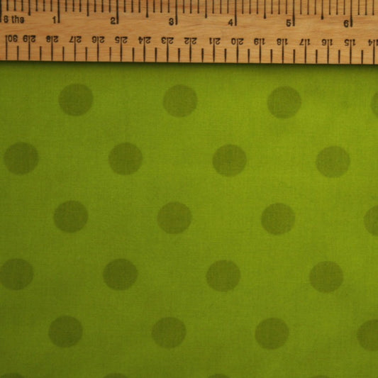 Moda Dotti 108" Wide Backing Fabric - Lime Green