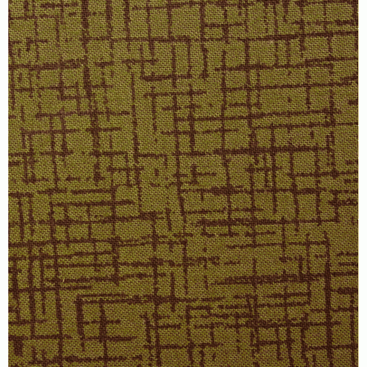 Oliver Green Cross Hatching Extra Wide Backing Fabric - 108"