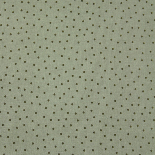 Nutex olive dotty 108"wide