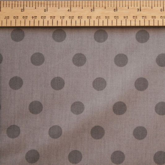 Moda Dottie 108" Wide Backing Fabric - Light Grey with Dark Spots