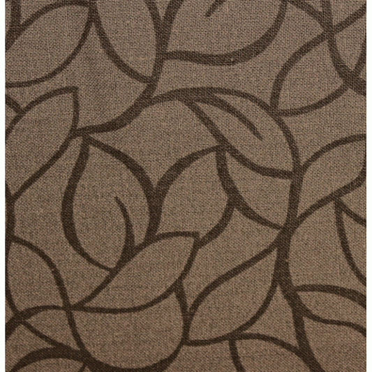 Stoff Windsor Extra Wide Backing Fabric - 108" Grey Leaf Pattern