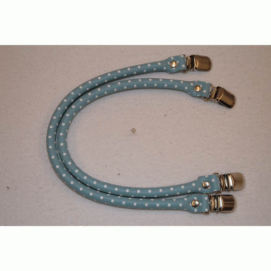 Light Blue F J Fusion Bag Handles - 40cm | Dragonfly Quilting