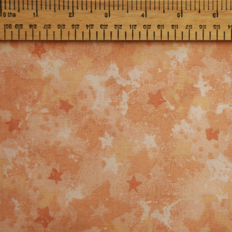 Starlight 108" Peach Stars Backing Fabric - Bali Batiks