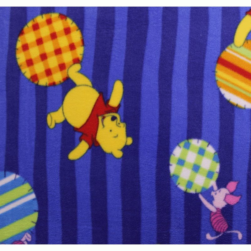 Winnie the Pooh and Piglet Fleece - Multicoloured Kids/Novelty Fabric