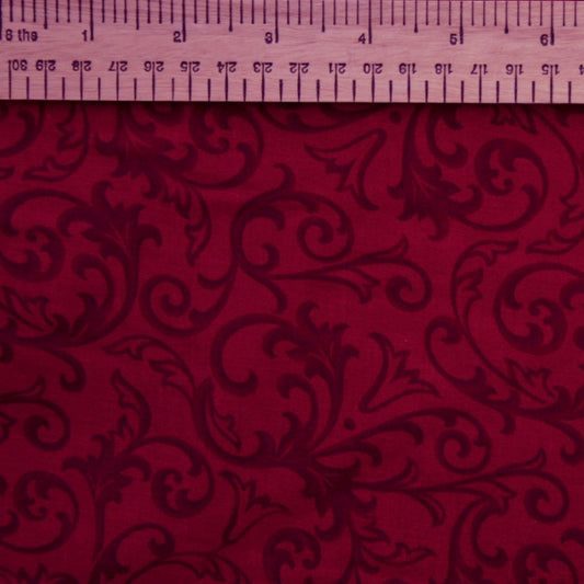 Stoff Swirls Fabric - 108" Wide Red Backing Fabric