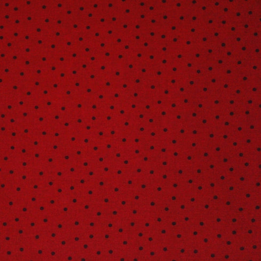 Nutex Dottie Red 108" wide
