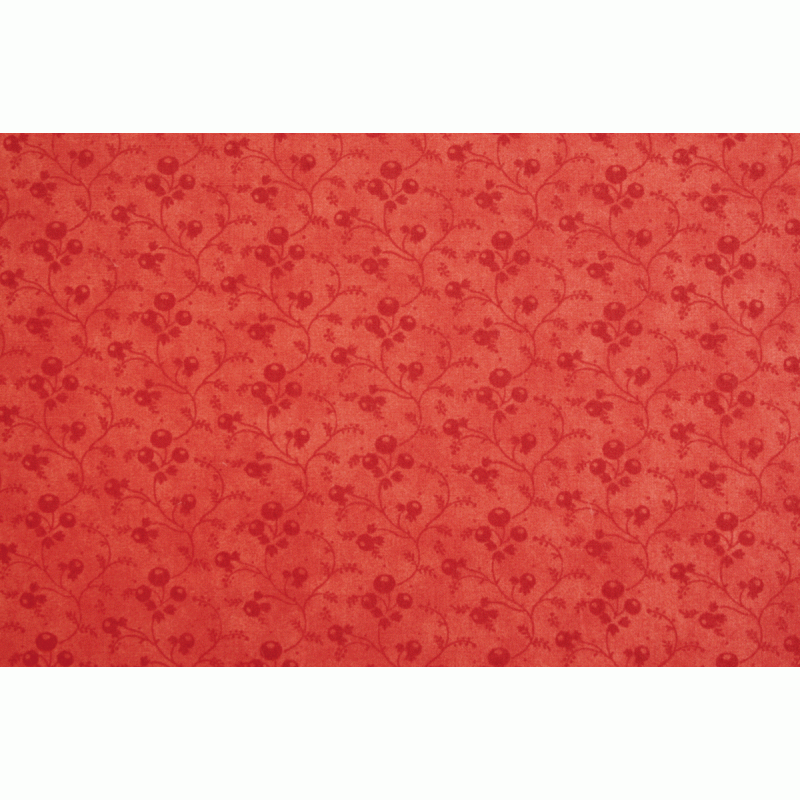 Moda Grant Park 108" Extra Wide Backing Fabric - Red Berries on Stems
