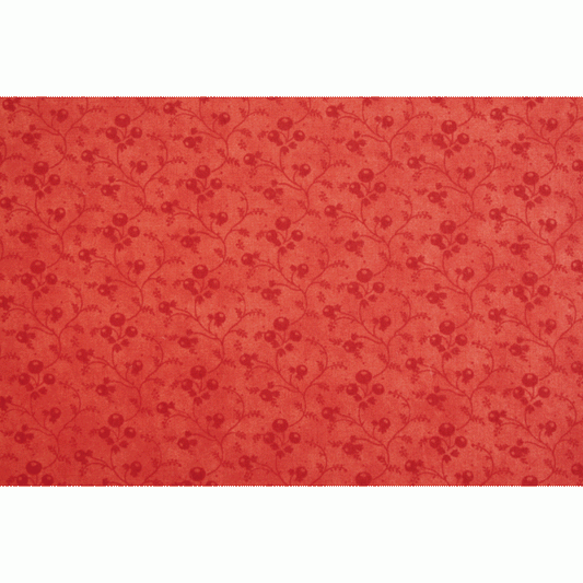 Moda Grant Park 108" Extra Wide Backing Fabric - Red Berries on Stems