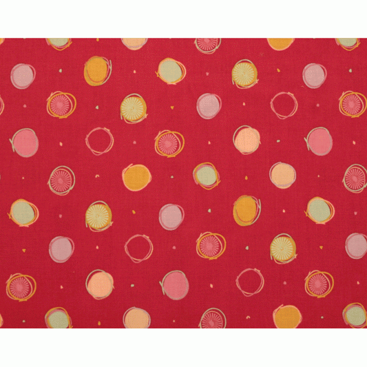 60" Red Spot Backing Fabric - Perfect for Smaller Quilting Projects