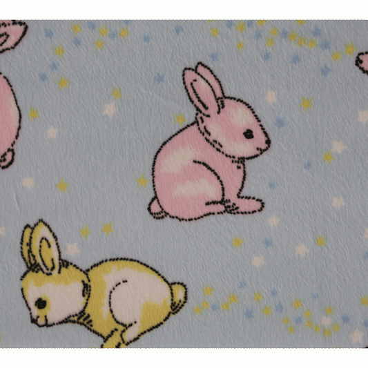 Soft Multicoloured Fleece Backer for Kids' Quilts & Crafts