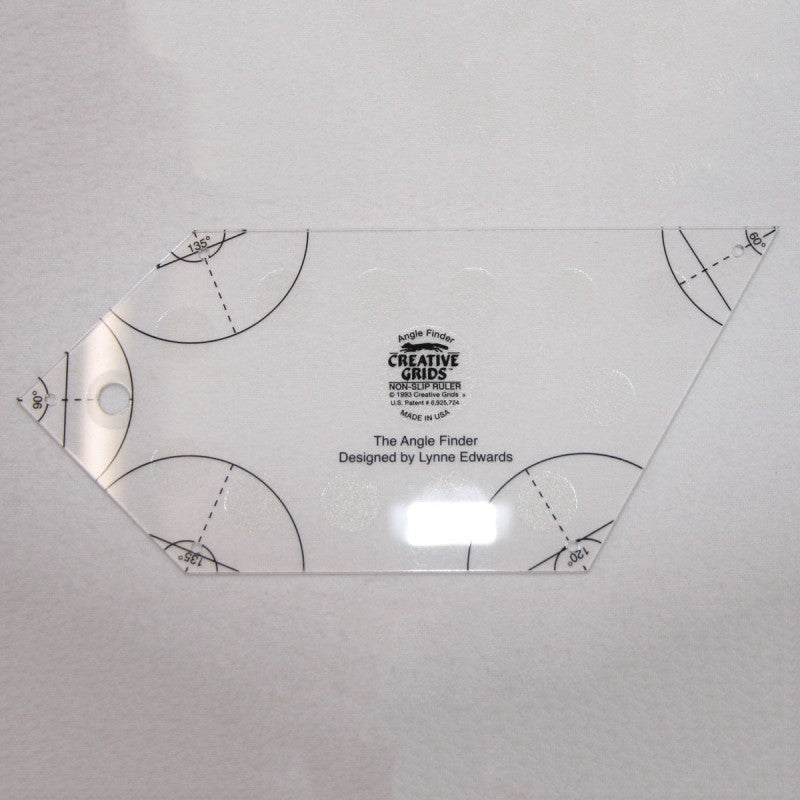 Dragonfly Quilting Non-Slip Angle Finder - Precision Tool for Mitered Binding