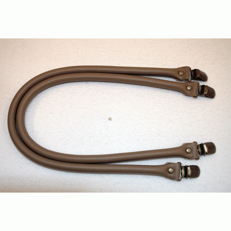 F J Fusion Taupe Bag Handles - 60cm Durable Quilting Notions