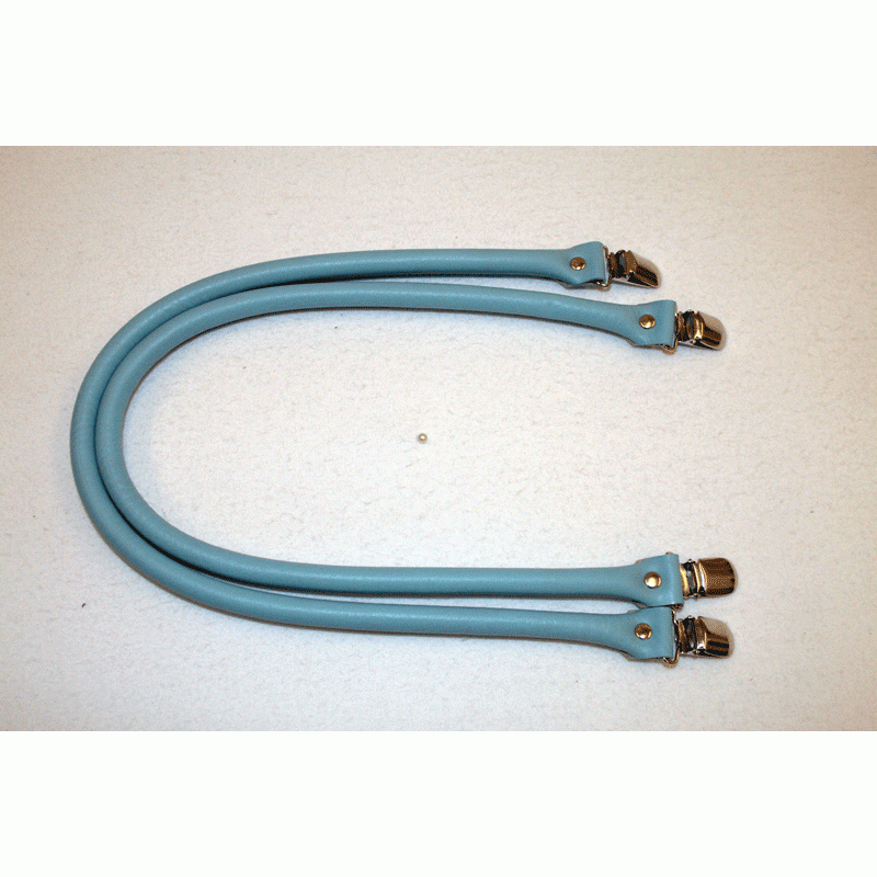 F J Fusion Light Blue Bag Handles - 60 cm | Dragonfly Quilting