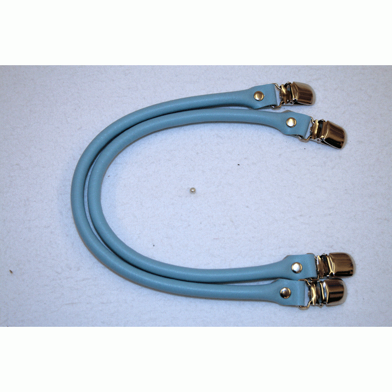 Light Blue F J Fusion Bag Handles - 40cm | Dragonfly Quilting