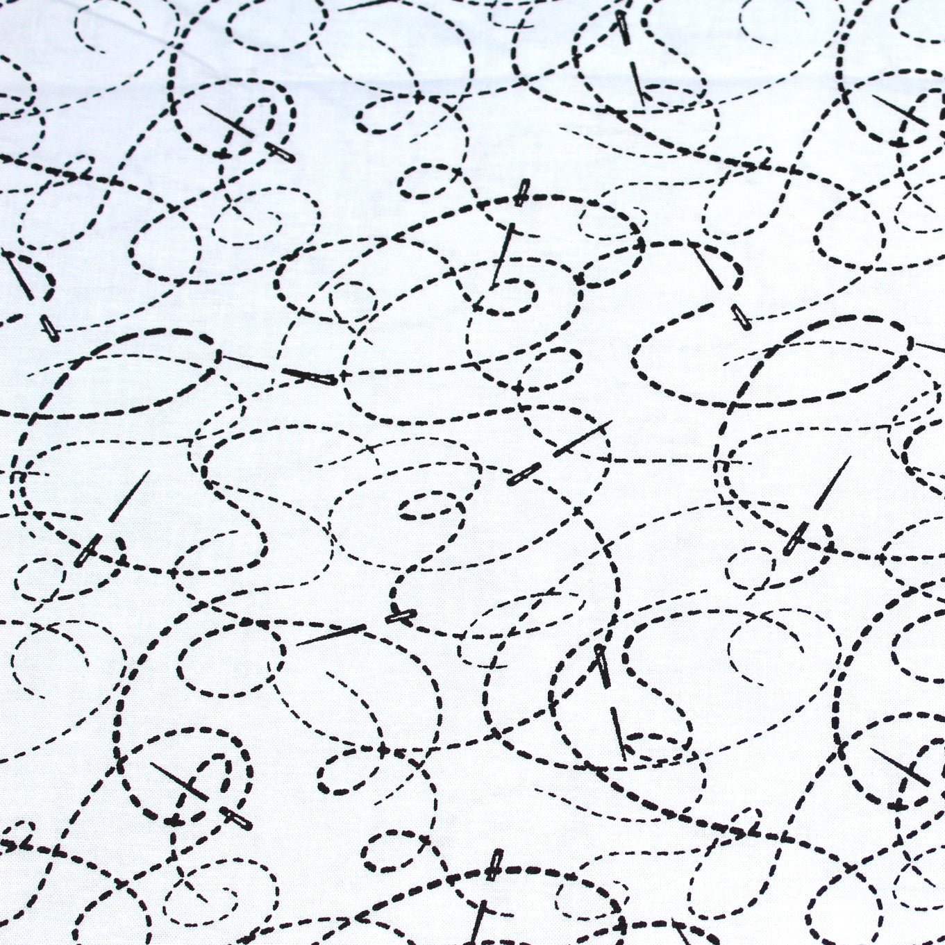 Stoff "needle and thread" 108" backing fabric, white