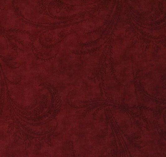 Three sisters- Under the mistletoe, Red 108" wide fabric