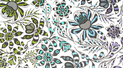 Stoff- "Tula pink"- Roar. 108" extra wide cotton fabric